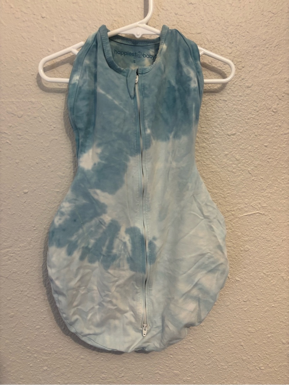 happiest baby Blue Tie-Dye Sleep Sack Swaddle